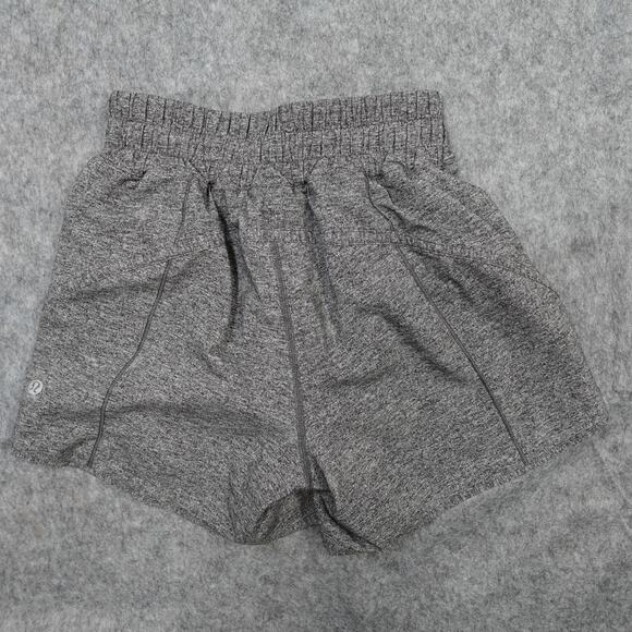 Lululemon Shorts Womens 4 Track That 5" Run Athletic Gym Workout Heathered Gray - Picture 5 of 8